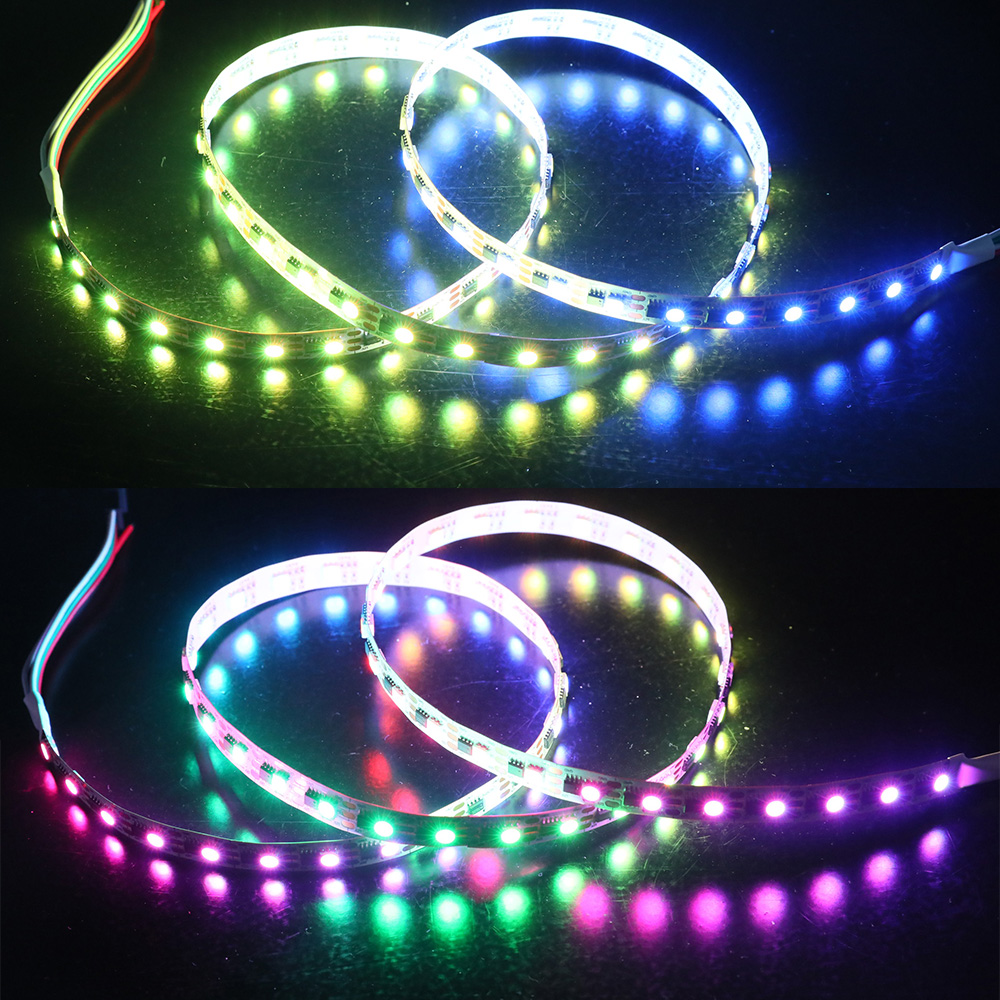DC12V WS2811 Double Sides 360 Degrees Lighting 3.28Ft 120LEDs Dream Color Chasing LED Strip Light DC12V WS2811 Double Sides 360 Degrees Lighting 3.28Ft 120LEDs Dream Color Chasing LED Strip Light